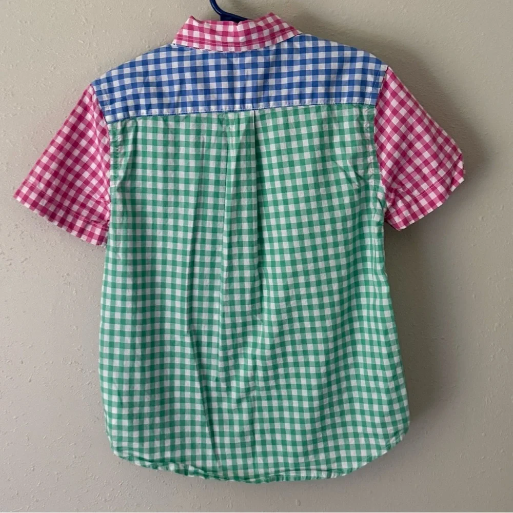 Ralph Lauren Short Sleeve Button Down Shirt Size 6